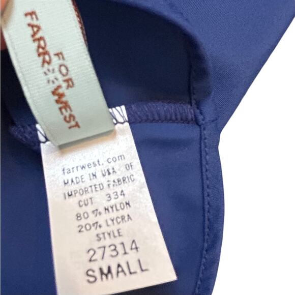 Lindsey Roscoe Farr West Tank Dress Womens Size S Blue Sports Motion Summer NWT - Picture 6 of 9